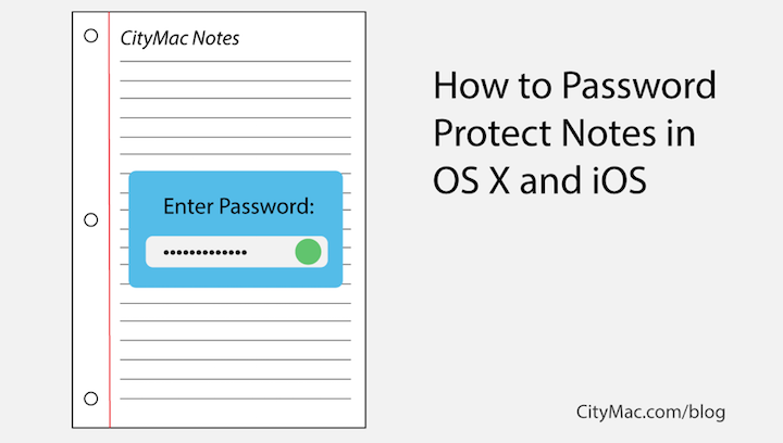 How To Password Protect Notes in the Notes App