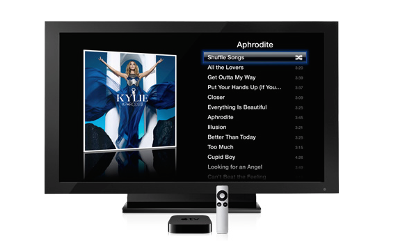 Apple TV, iTunes and Remote: Streaming Music