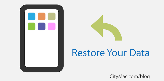 Restore from iCloud Backup