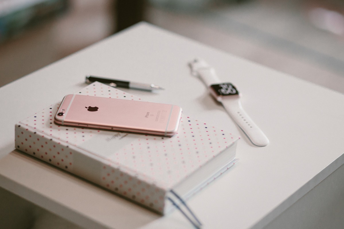 iPhone and Apple Watch on Desk