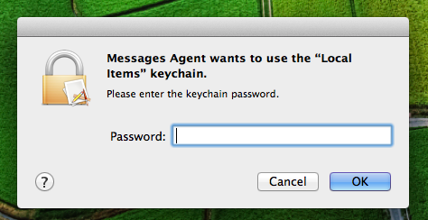 keychain password prompts