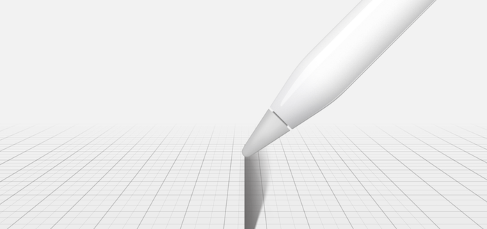 Apple Pencil tilt sensitivity 
