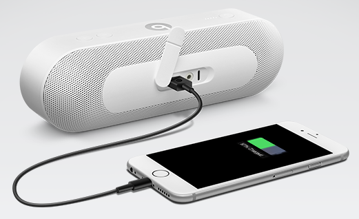 can you charge a beats pill with an iphone charger