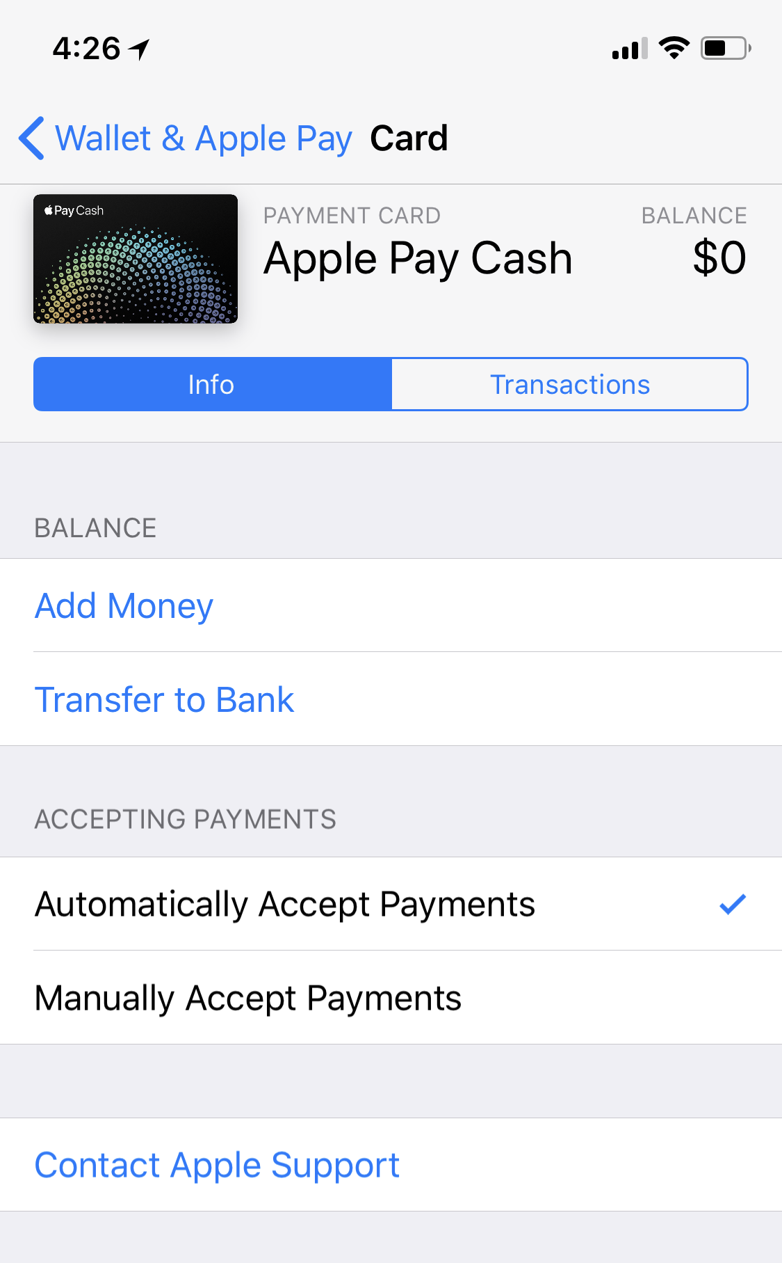 Apple Pay Cash