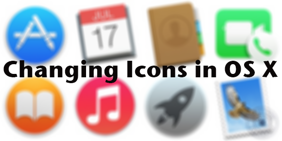 Changing icons in OS X