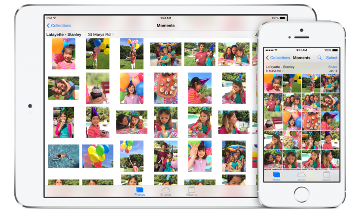 Photos in iOS 8