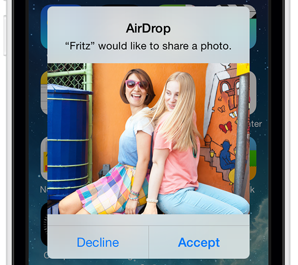 AirDrop in OS X Yosemite & iOS 8