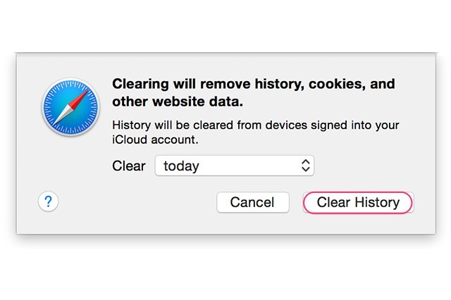 Clearing Cookies and Data From Safari