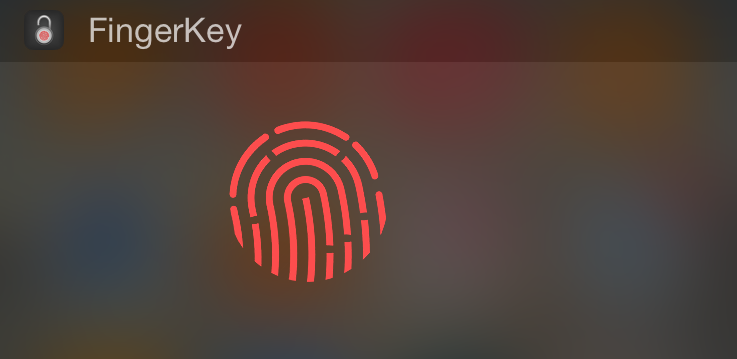 The FingerKey Widget