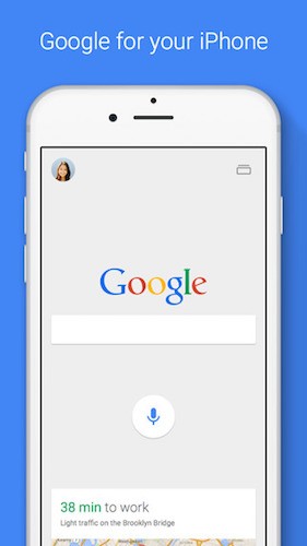 the Google app