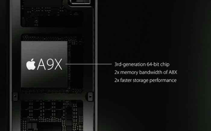 A9X processor of iPad Pro