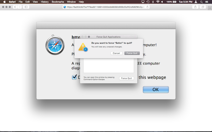 force quit safari on iphone