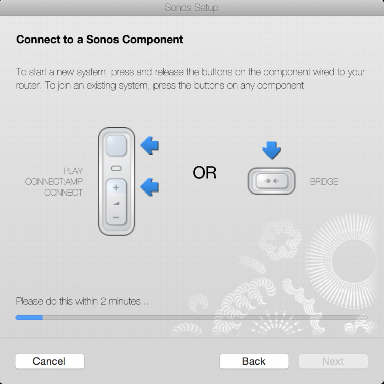 Pairing Your SONOS Components