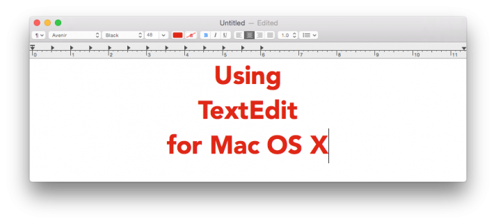 mac word processor default