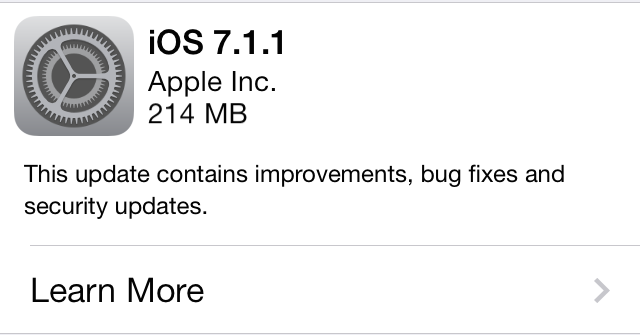Screenshot of iOS 7.1.1 How-to