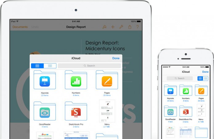 iCloud Drive in iOS 8