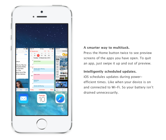 How to quit apps in iOS 7