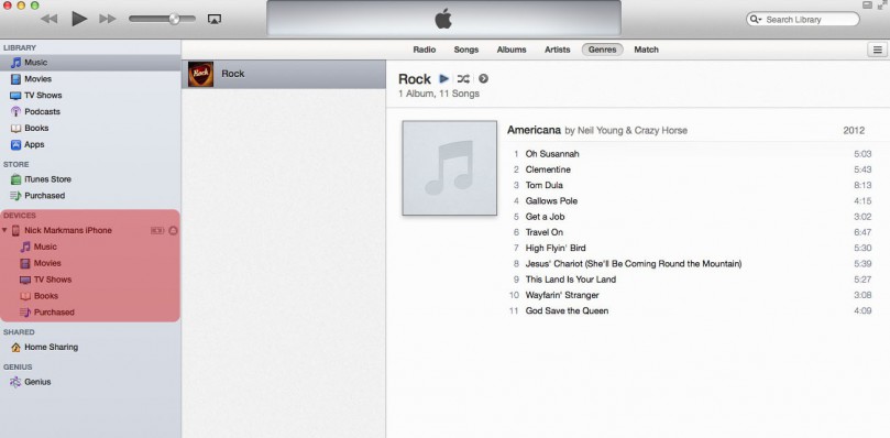The iTunes Display Window