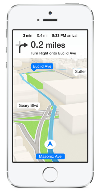 iphone 5s Maps