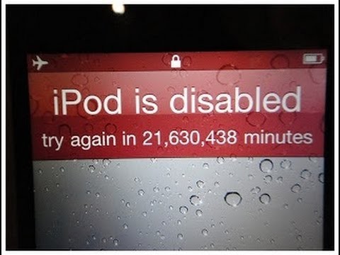 Unlocking Your Disabled iDevice