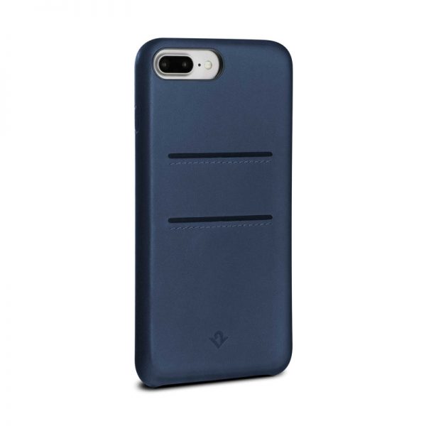 Twelve South Relaxed Leather Case with Pockets iPhone 8 Plus/7 Plus/6 Plus - Indigo
