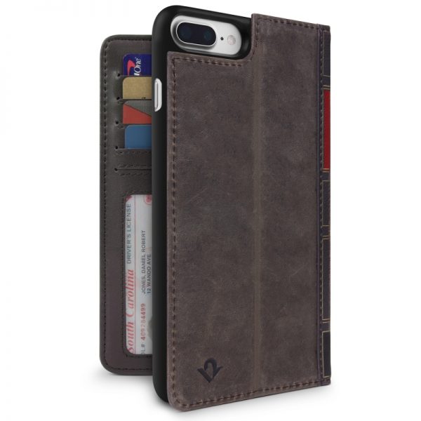 Twelve South BookBook for iPhone 8 Plus/7 Plus/6 Plus Brown Leather Case