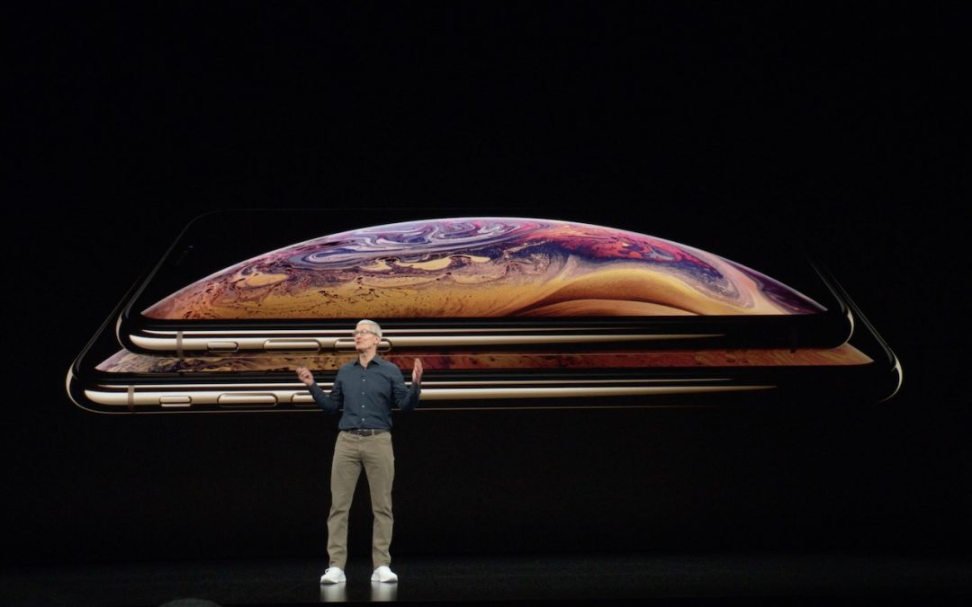 iPhone Xs announcement photo