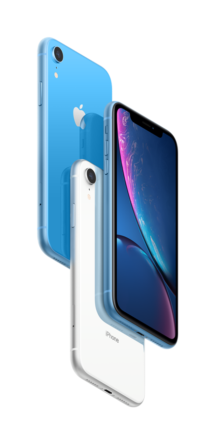 iPhone XR blue hero iPhone XR blue hero